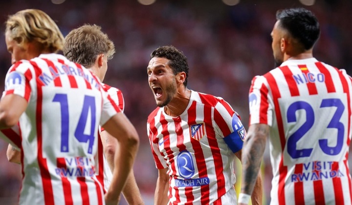 Atlético de Madrid ger Jorge Koke en minneströja för hans 700:e framträdande